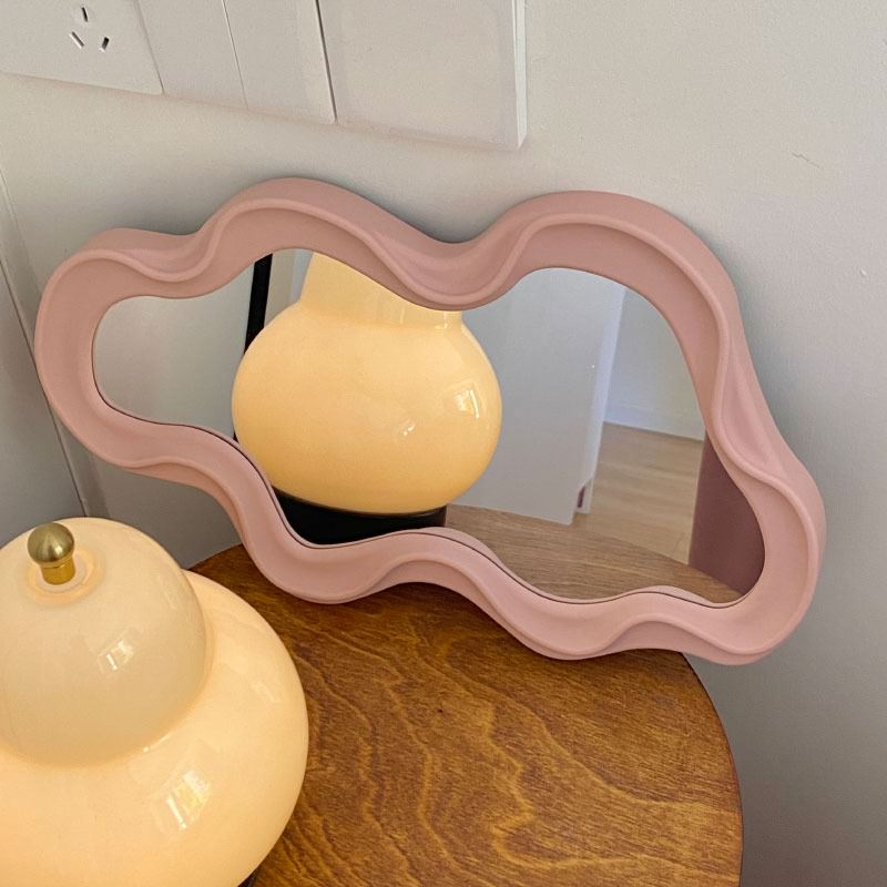 Asymmetrical Aesthetic Wavy Mirror boogzel  aesthetic home decor