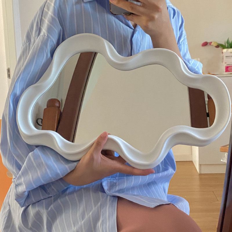 Asymmetrical Aesthetic Wavy Mirror boogzel 