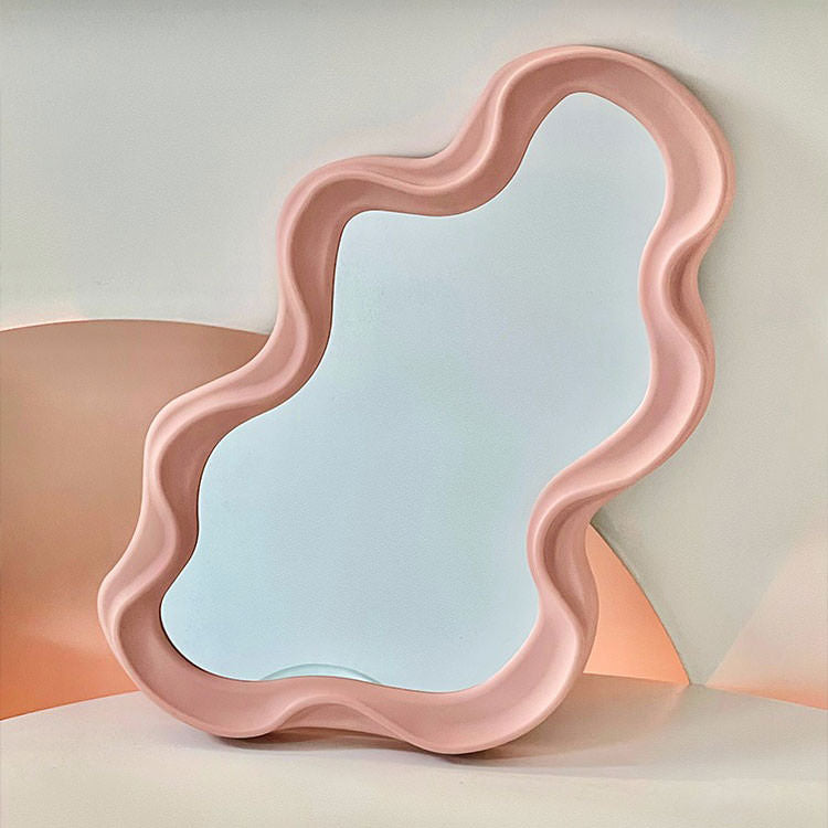Asymmetrical Aesthetic Wavy Mirror boogzel  aesthetic home decor