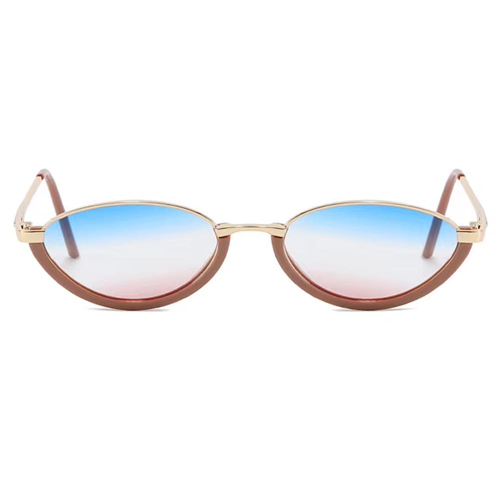 aesthetic oval sunglasses boogzel clothing