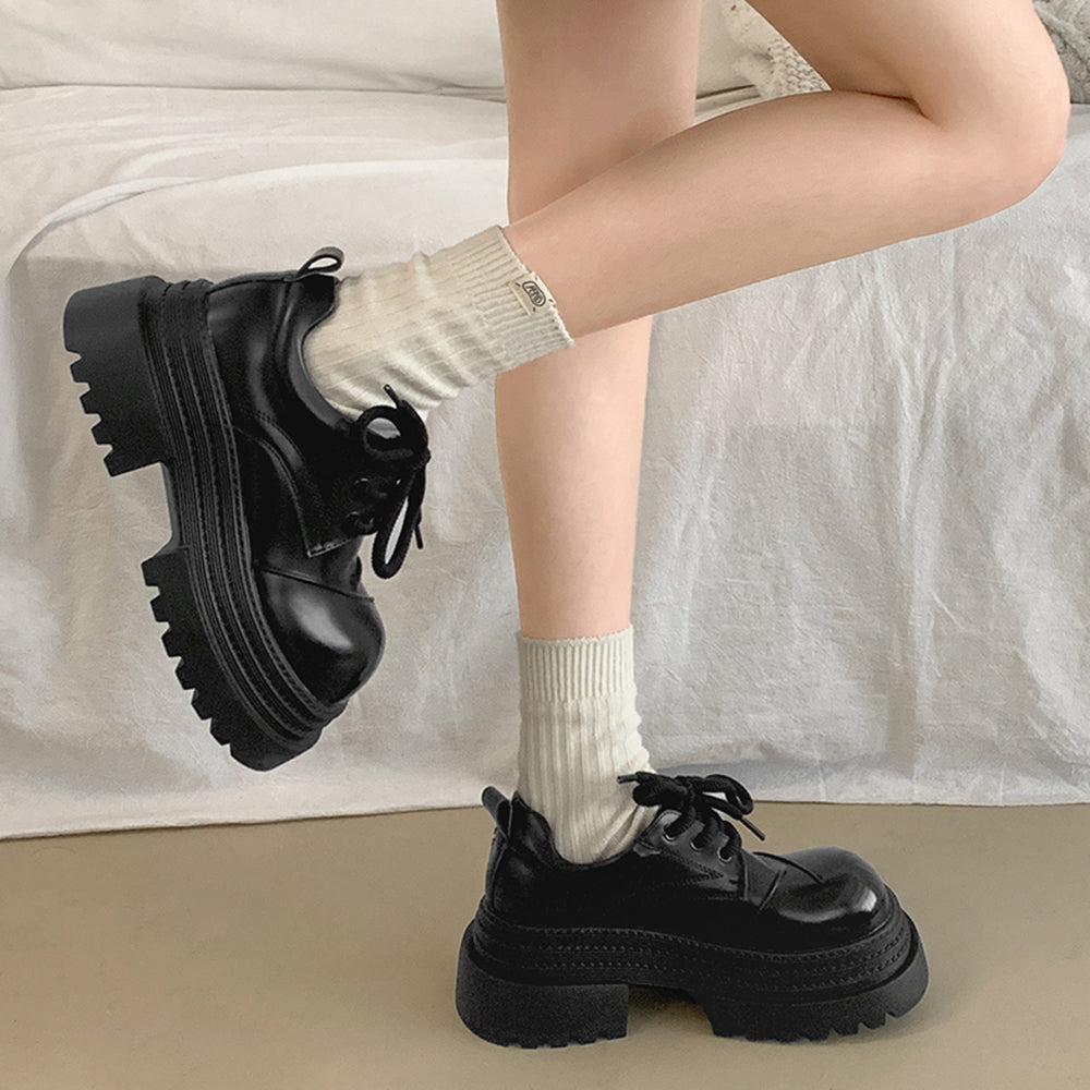 black platform oxford boots boogzel clothing