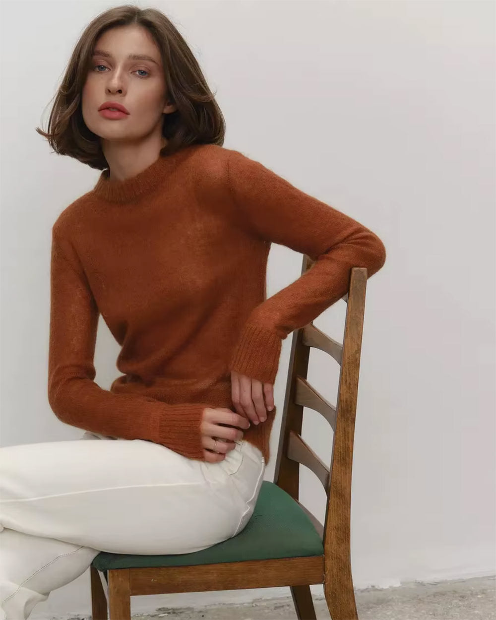 aesthetic sheer knit sweater boogzel clothing