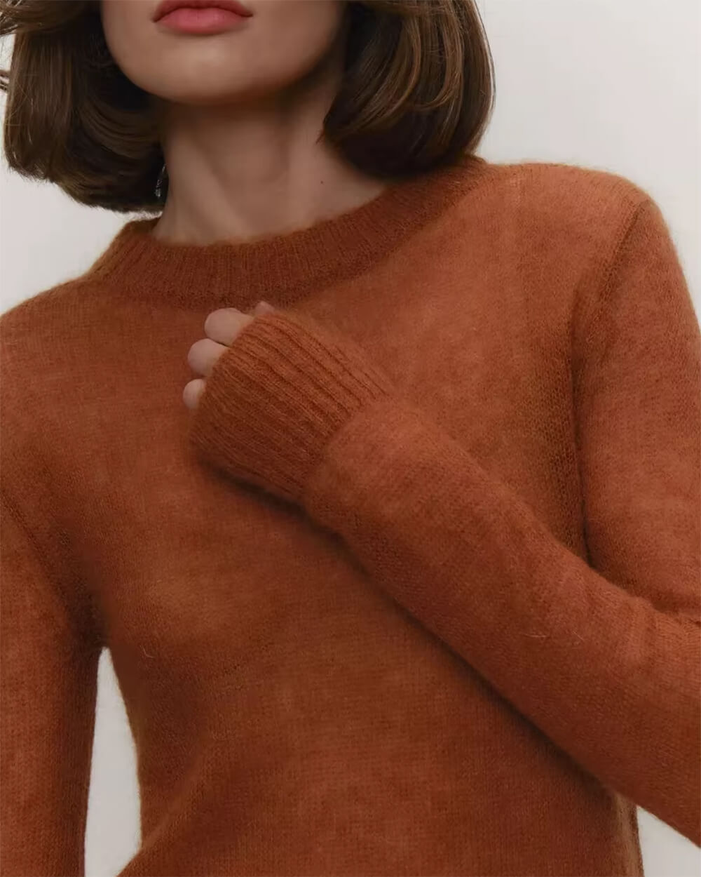 aesthetic sheer knit sweater boogzel clothing