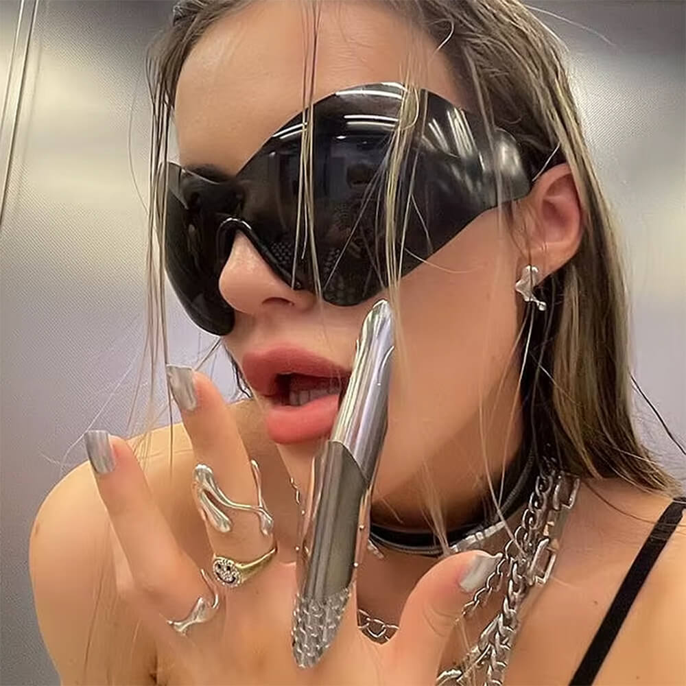 aesthetic shield mask sunglasses boogzel clothing
