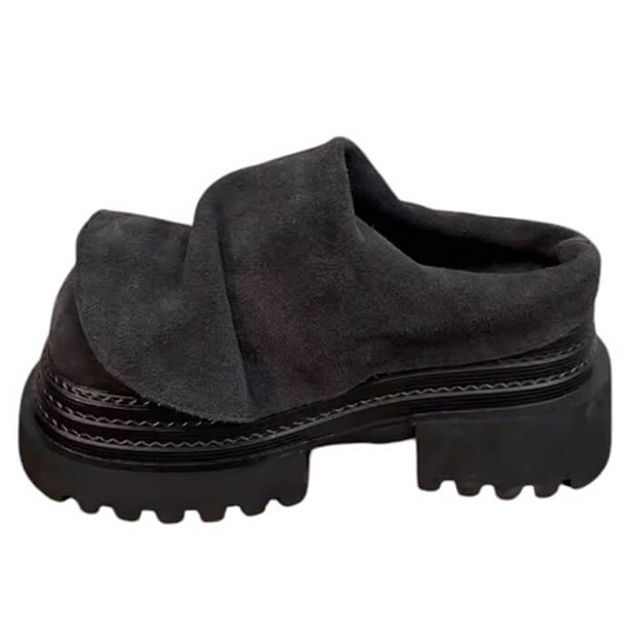 aesthetic slip on chunky mules boogzel clothing