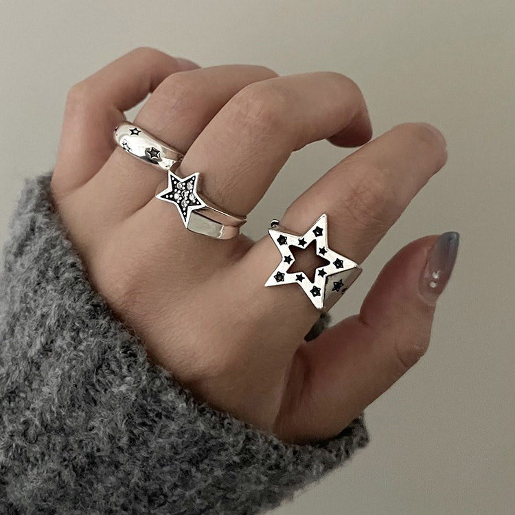 y2k-star-shaped-ring-boogzel-clothing-aesthetic-jewelry