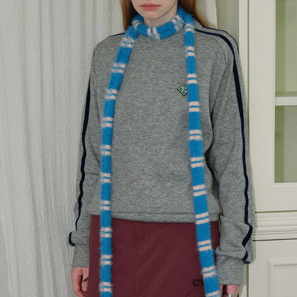 aesthetic striped skinny scarf boogzel clothing