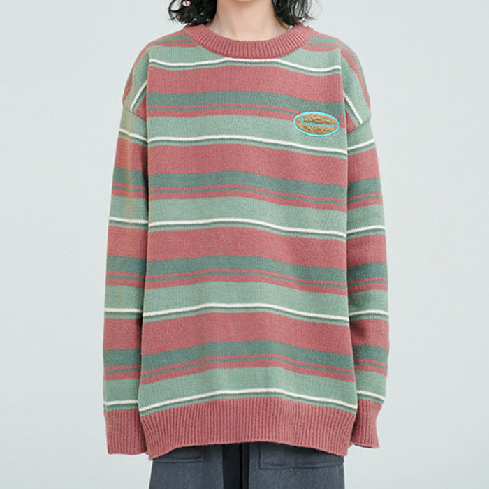aesthetic striped sweater boogze clothing