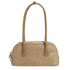 aesthetic suede boston bag boogzel clothing