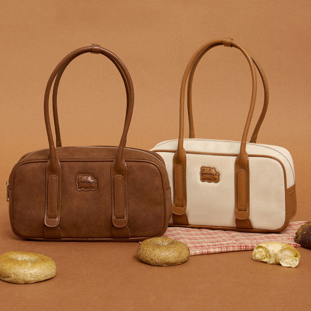 aesthetic suede bowling bag boogzel clothing