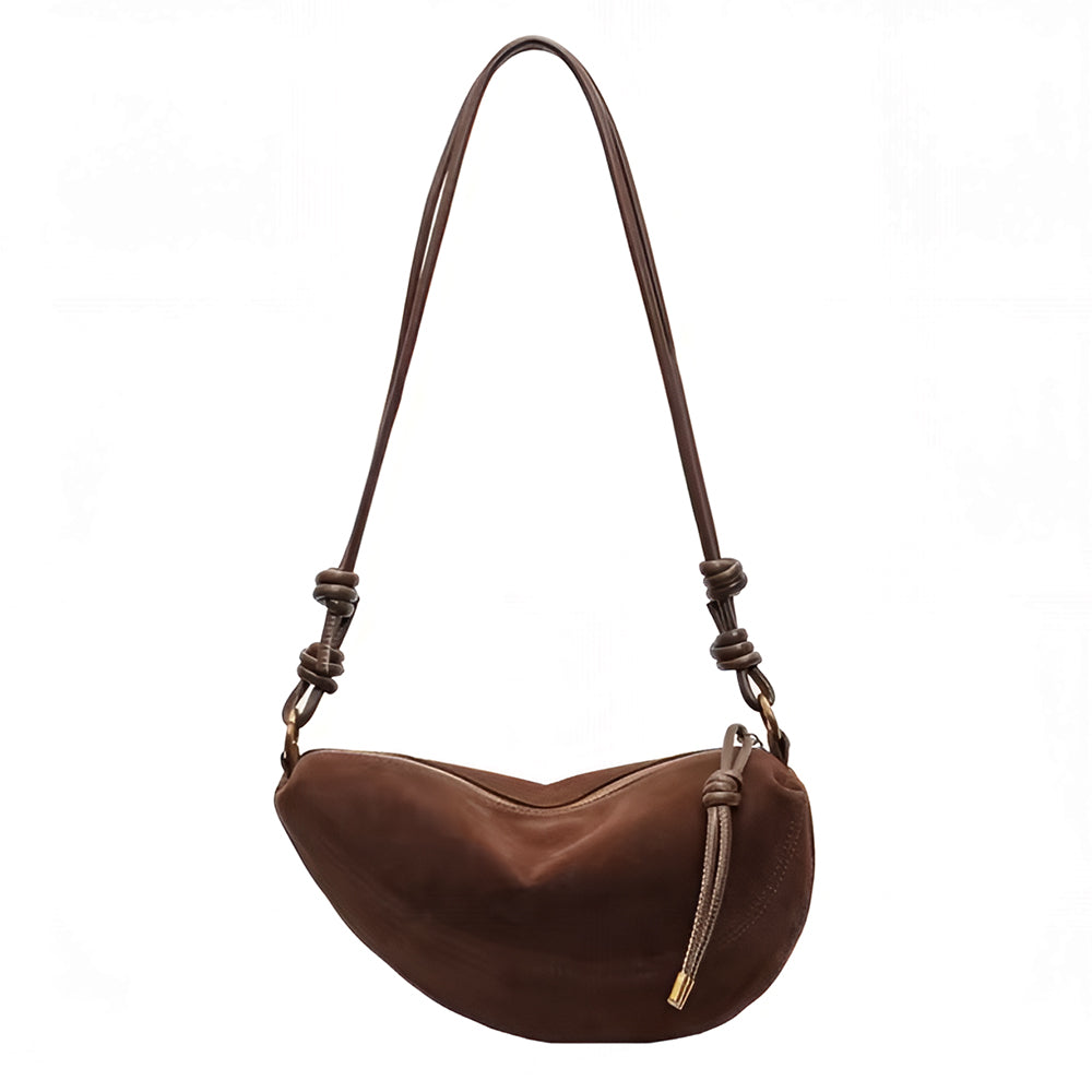 aesthetic suede hobo bag boogzel clothing