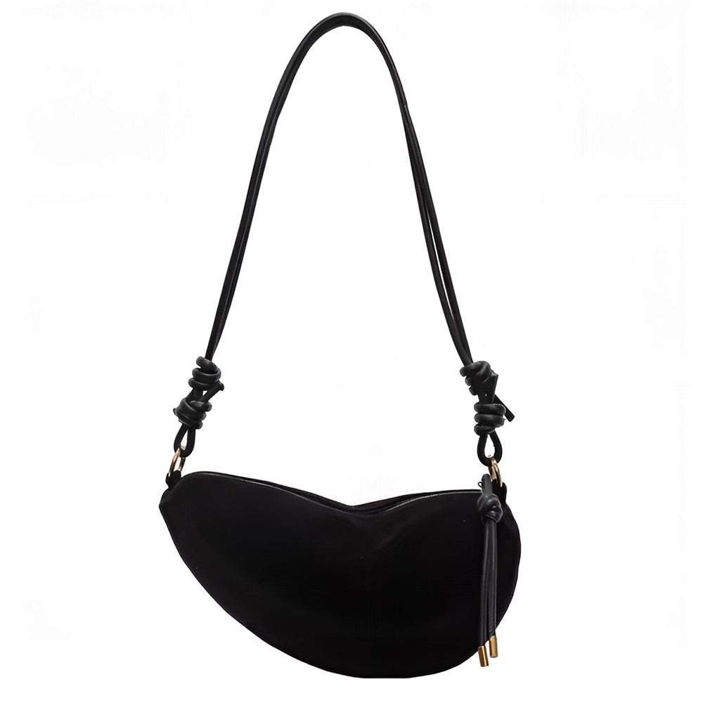 aesthetic suede hobo bag boogzel clothing