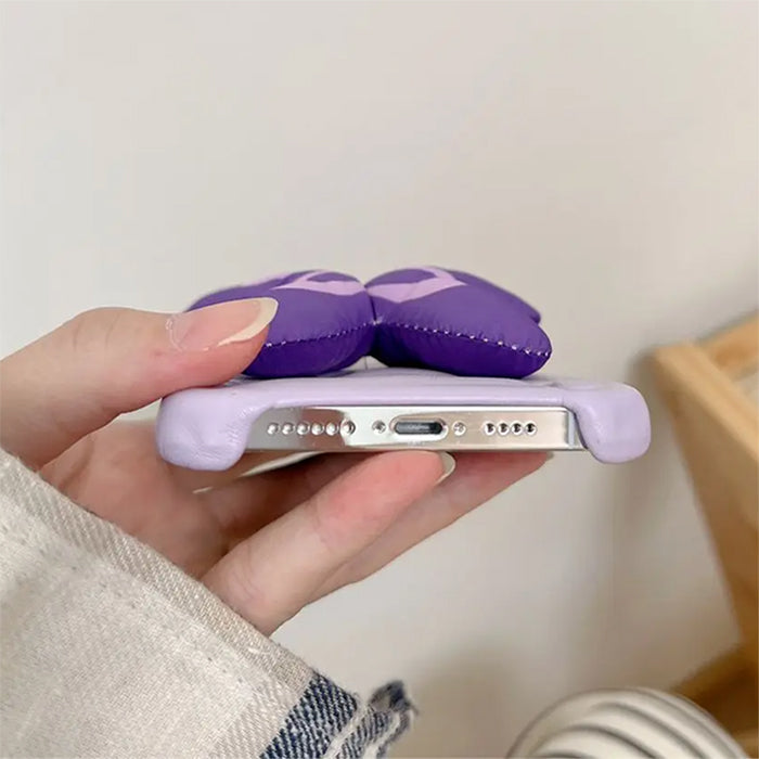 aesthetic butterfly puffer iphone case boogzel clothing