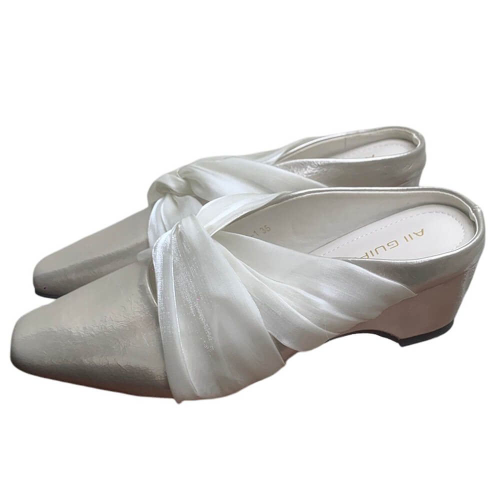 aesthetic coquette mules boogzel clothing