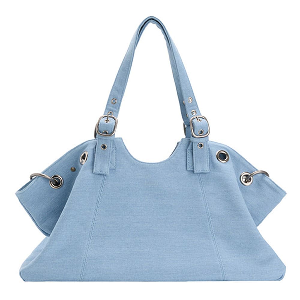 aesthetic grommet slouchy tote bag boogzel clothing