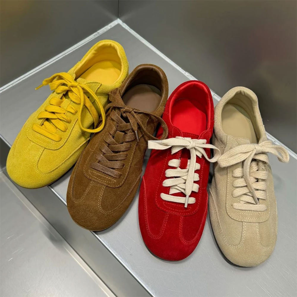 aesthetic low top suede sneakers boogzel clothing
