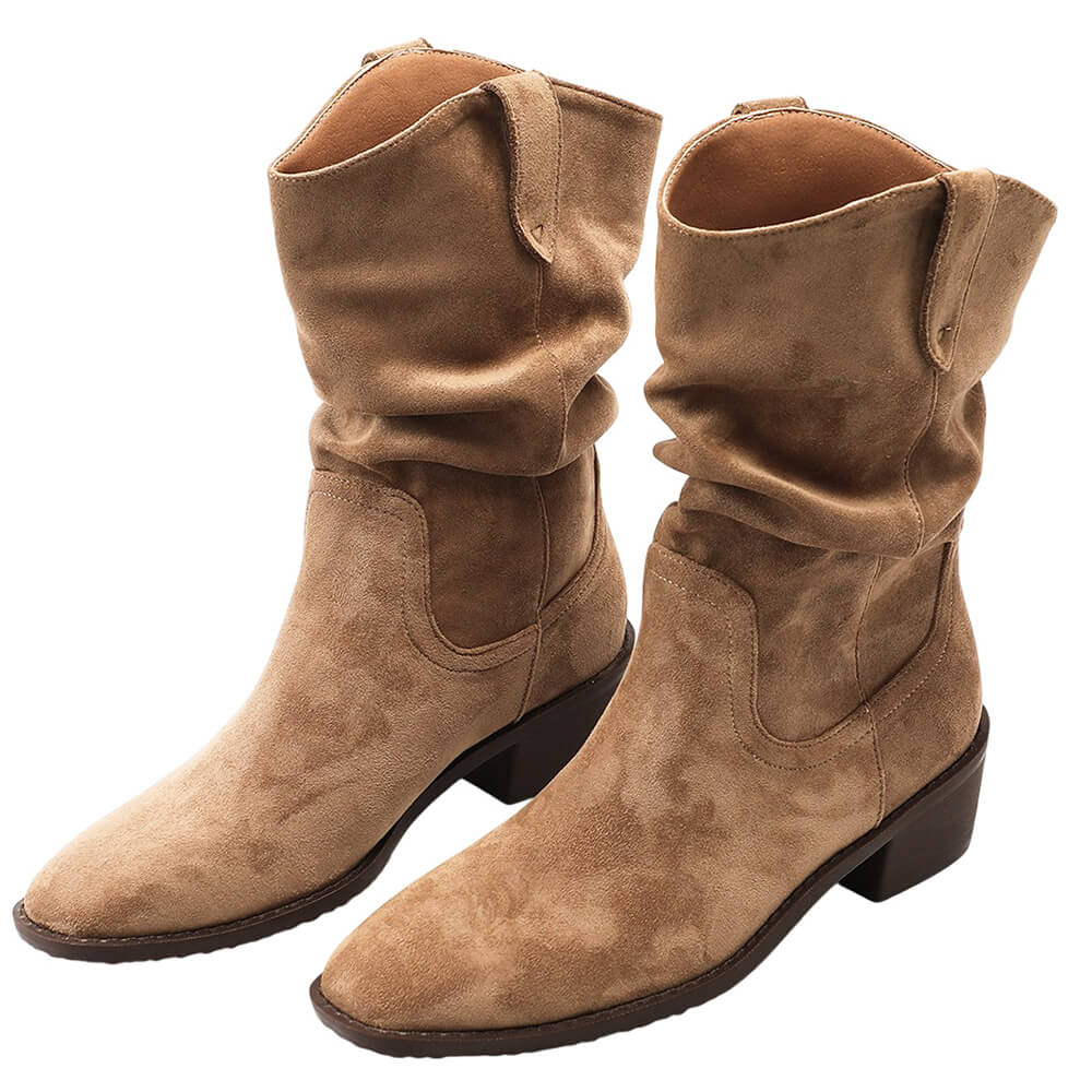 aesthetic mid calf boots boogzel clothing