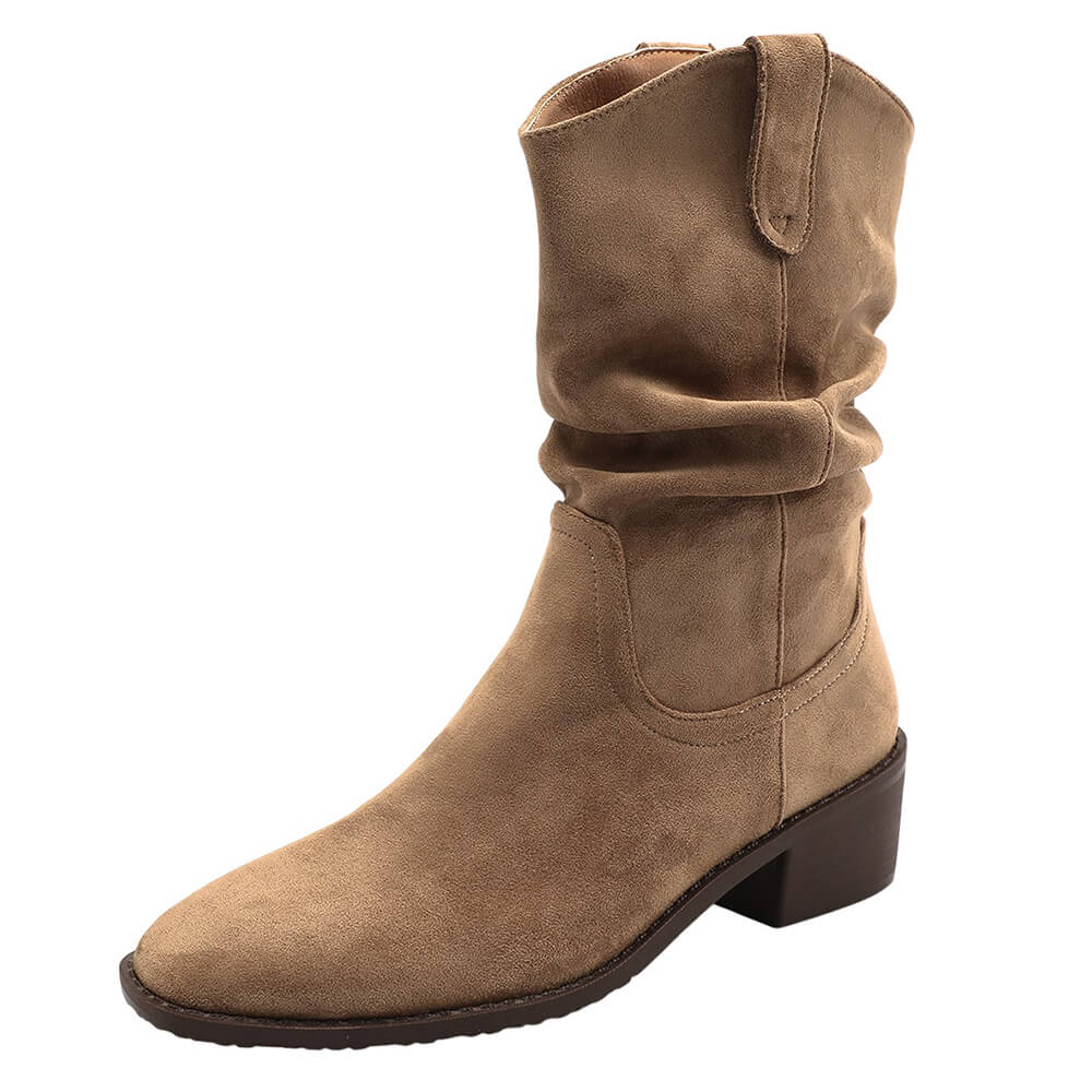 aesthetic mid calf boots boogzel clothing