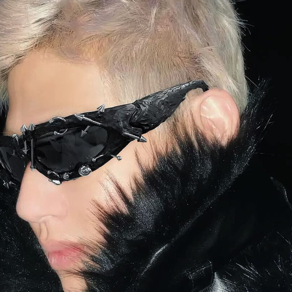 aesthetic pierced sunglasses boogzel clothing