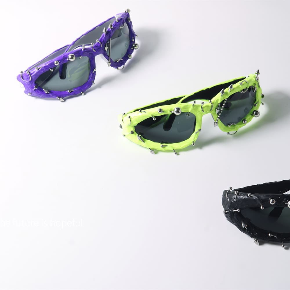 aesthetic pierced sunglasses boogzel clothing