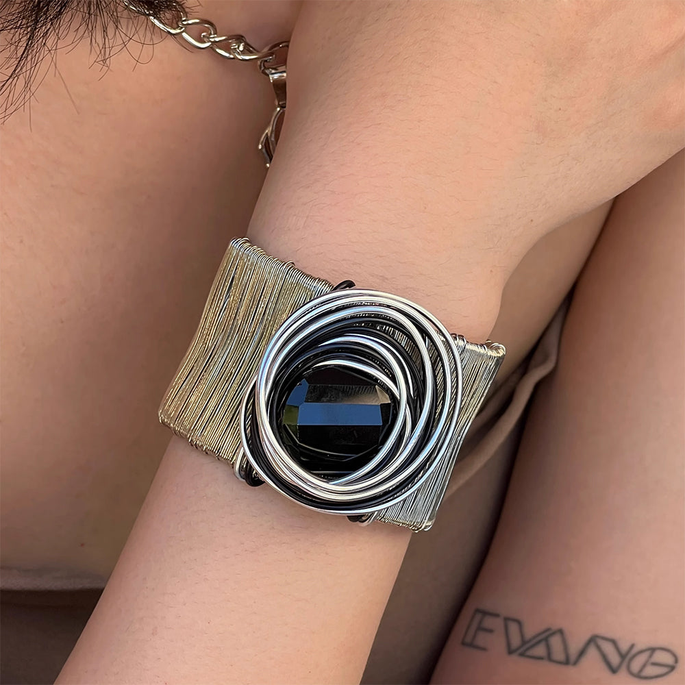aesthetic statement cuff bracelet boogzel clothing
