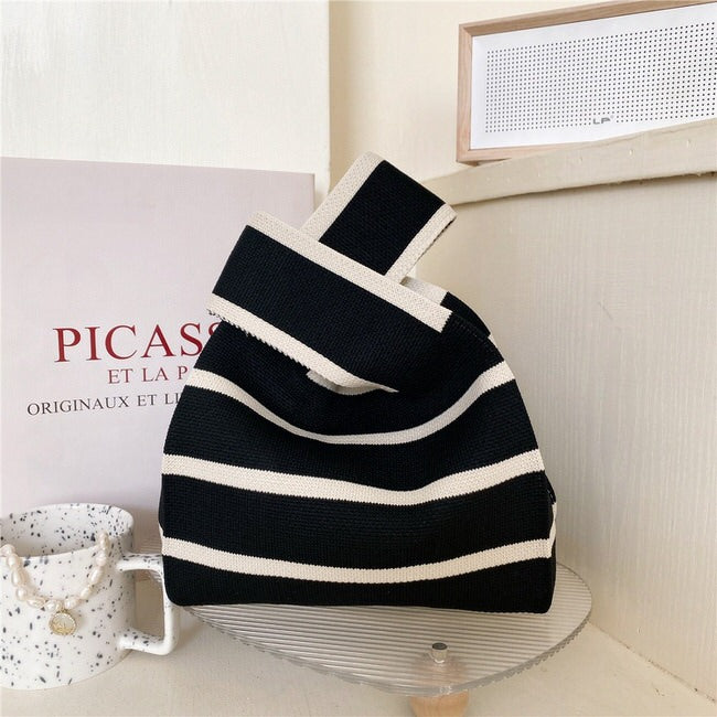 aesthetic striped mini handbag boogzel clothing