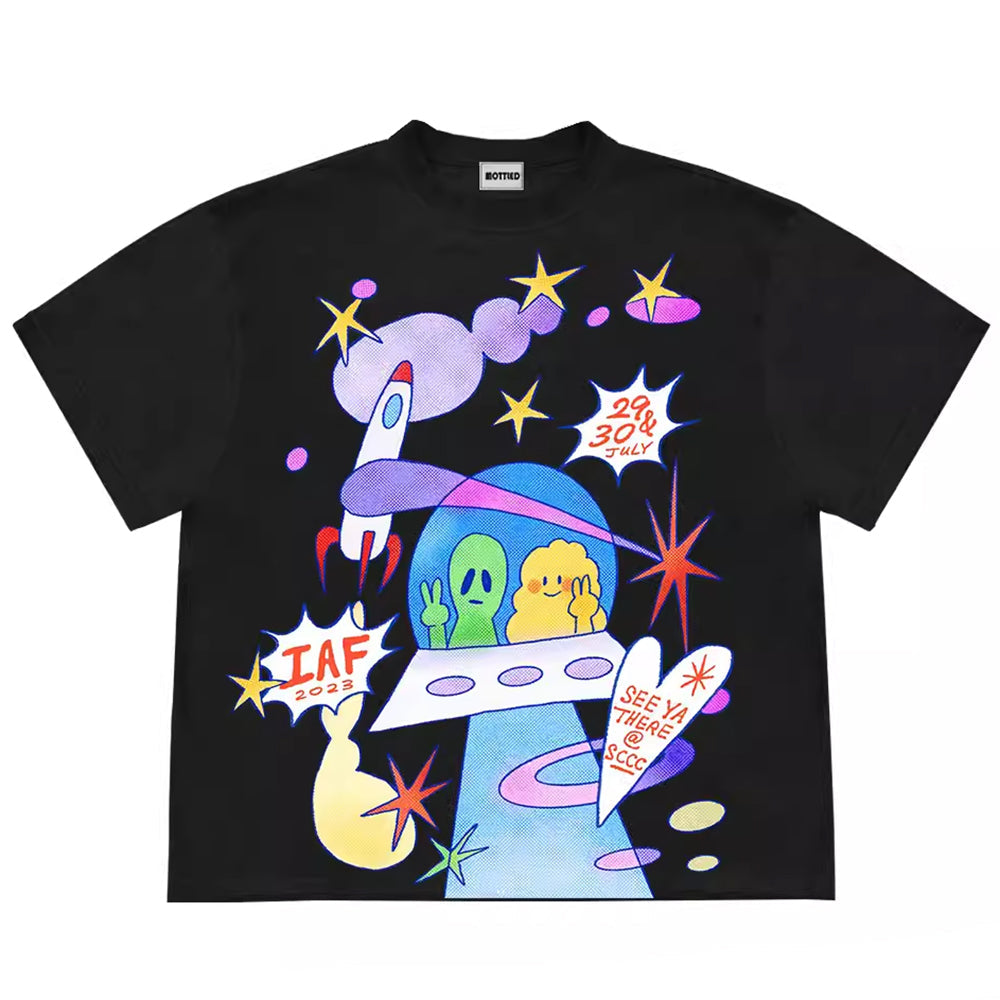 alien aesthetic graphic t-shirt boogzel clothing