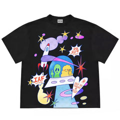 alien aesthetic graphic t-shirt boogzel clothing