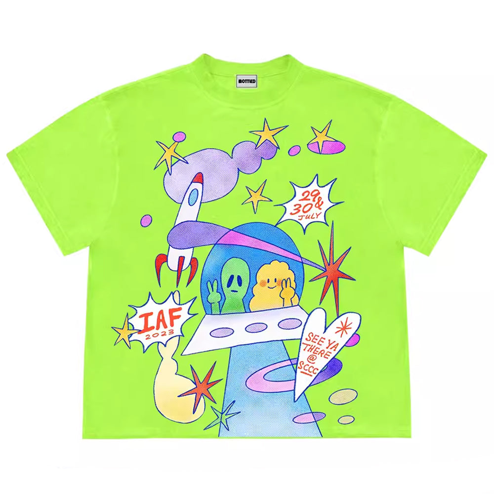 alien aesthetic graphic t-shirt boogzel clothing