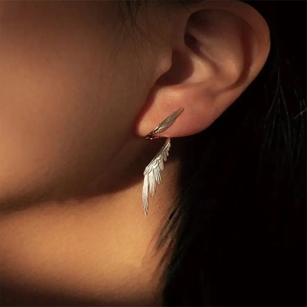 angel wing ear cuff boogzel clothing