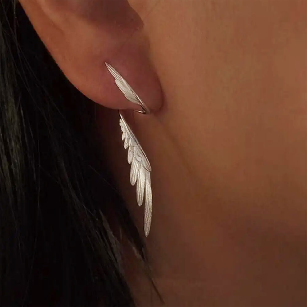 angel wing ear cuff boogzel clothing