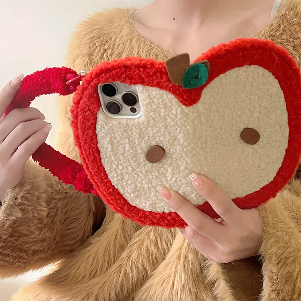apple plush iphone case boogzel clothing