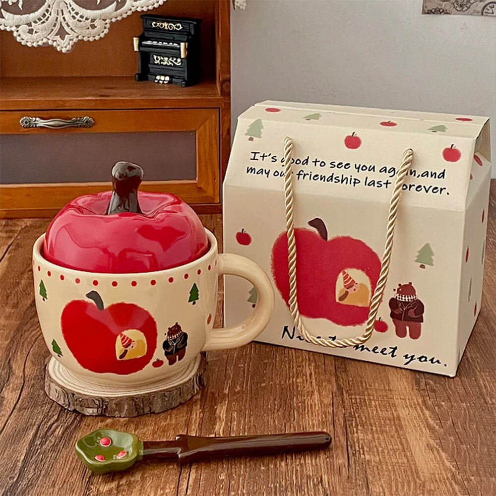 apple shaped ceramic mug boogzel clothing