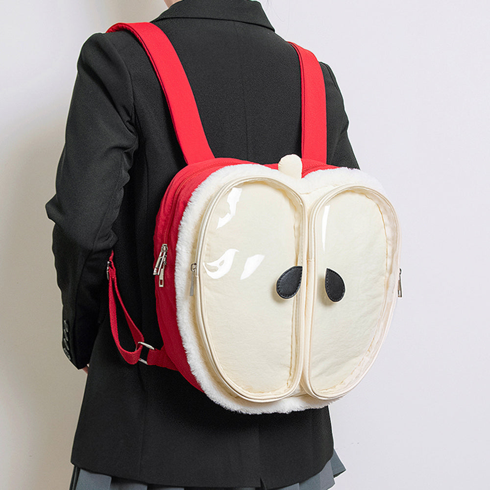 apple shaped backpack boogzel clothing