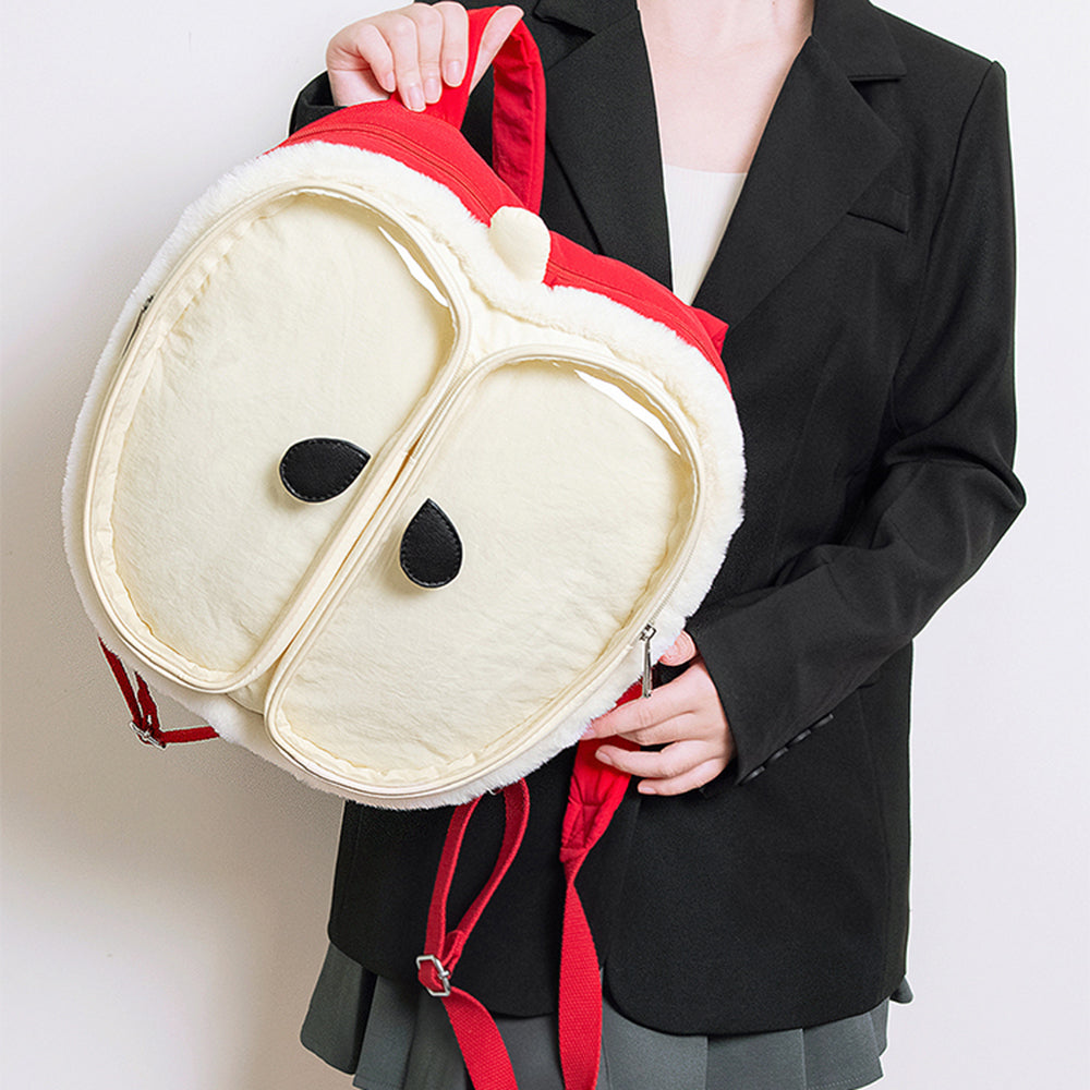 apple shaped backpack boogzel clothing
