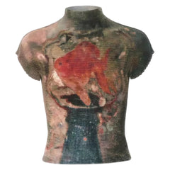 aquarium fish baby tee boogzel clothing