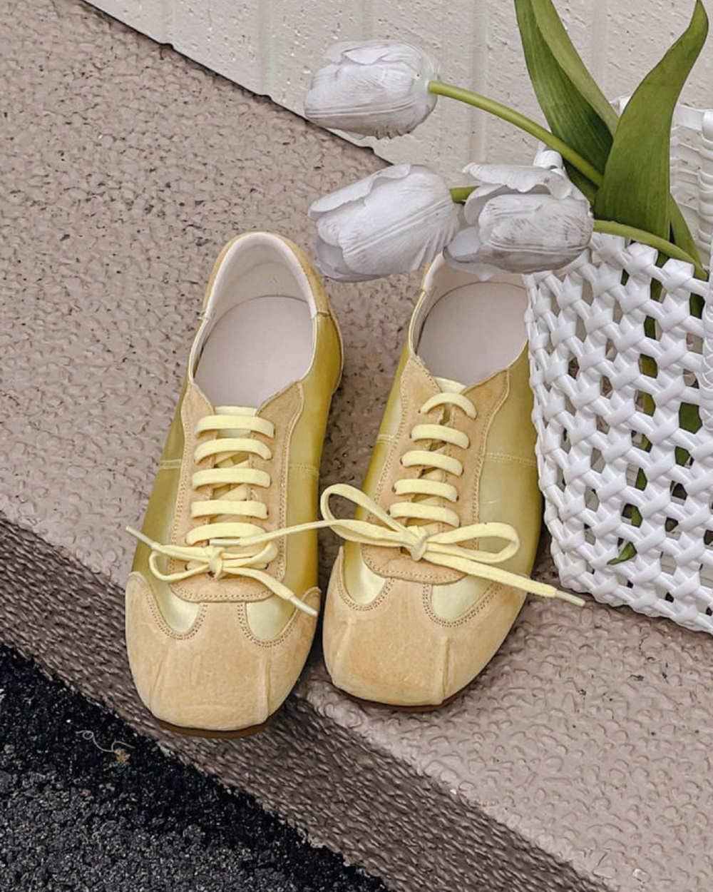 ballerina core bow sneakers boogzel clothing