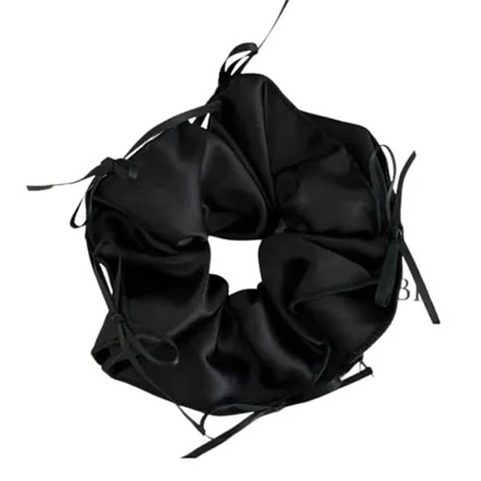 balletcore satin scrunchie boogze clothing