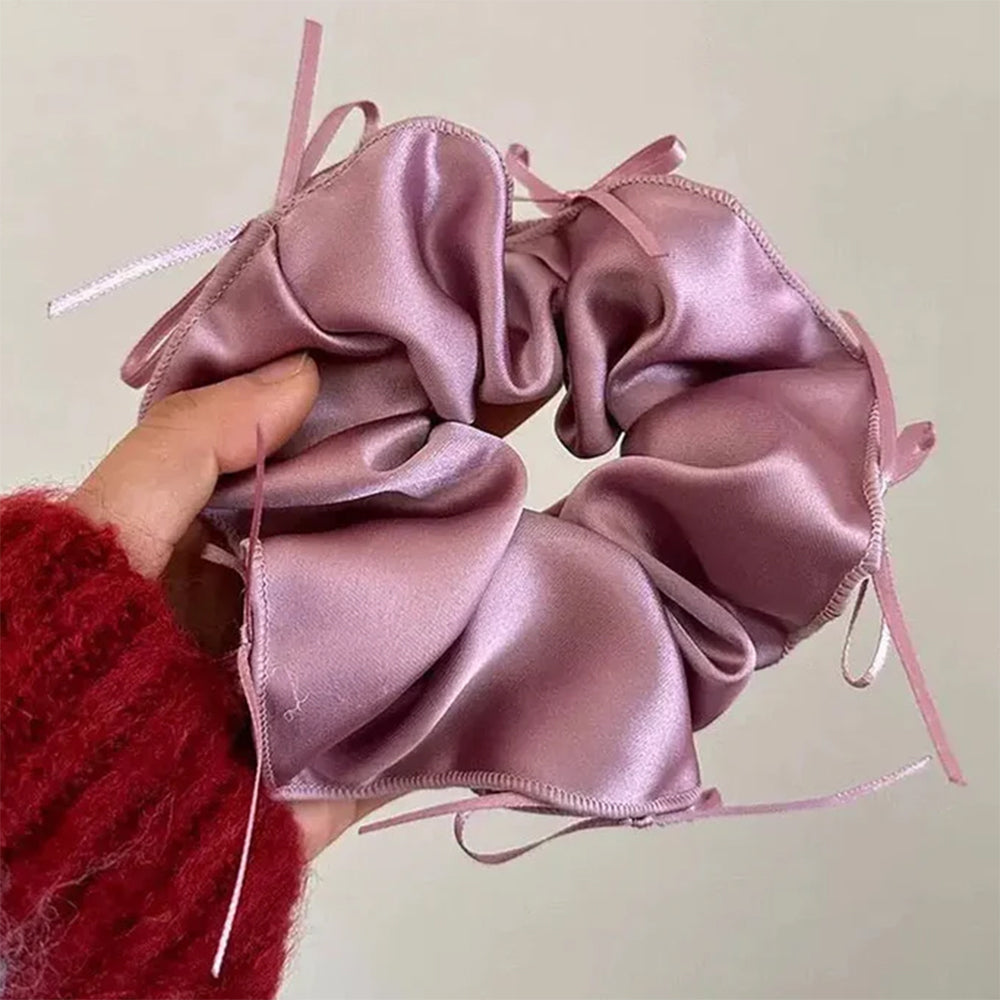 balletcore satin scrunchie boogze clothing