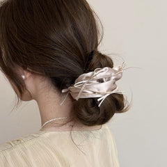 balletcore satin scrunchie boogze clothing
