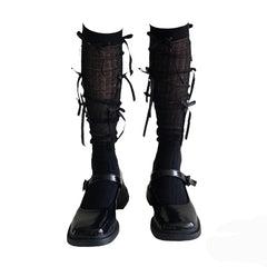 bow high socks boogzel clothing