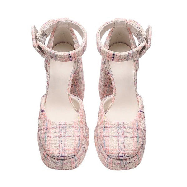 aesthetic chunky heels boogzel clothing