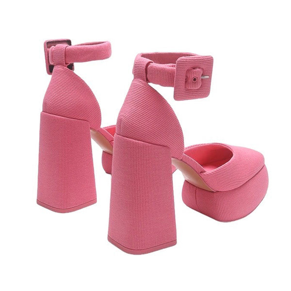 barbiecore platform heels boogzel clothing