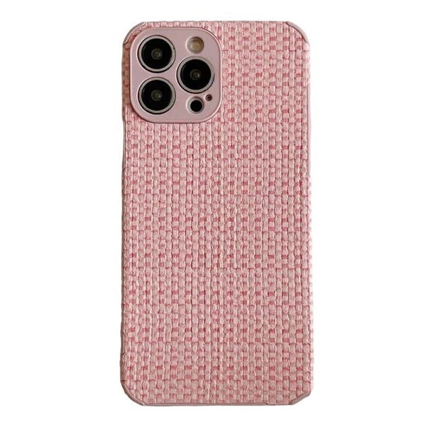 barbiecore tweed iphone case boogzel clothing