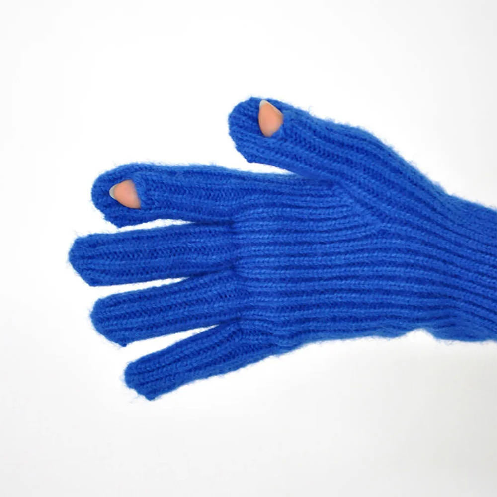 basic ribbed knit gloves boogzel clothing