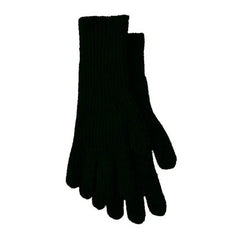 black ribbed knit gloves boogzel clothing
