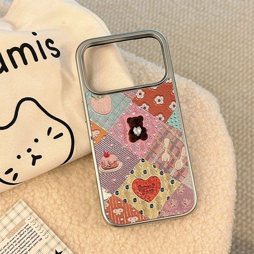 bear rhinestone iphone case boogzel clothing