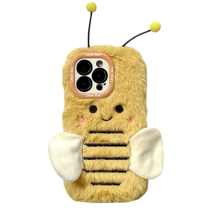 bee fluffy iphone case boogzel clothing