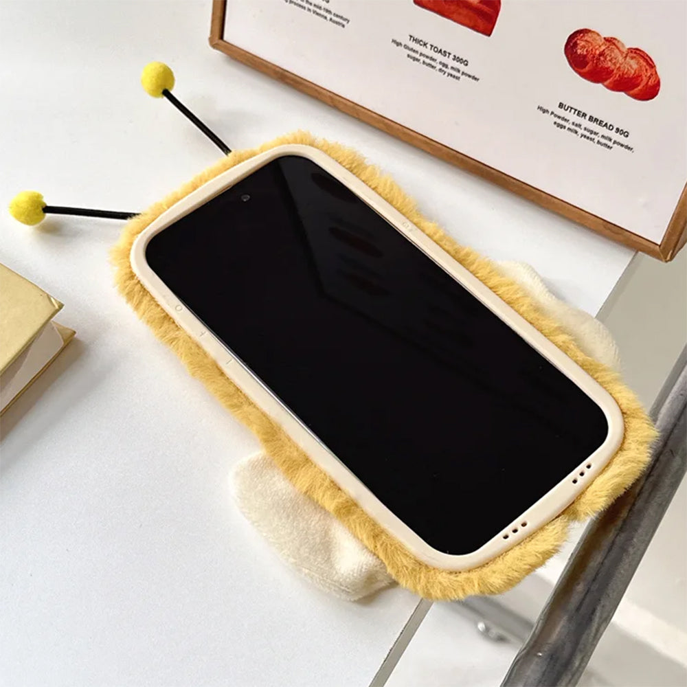 bee fluffy iphone case boogzel clothing