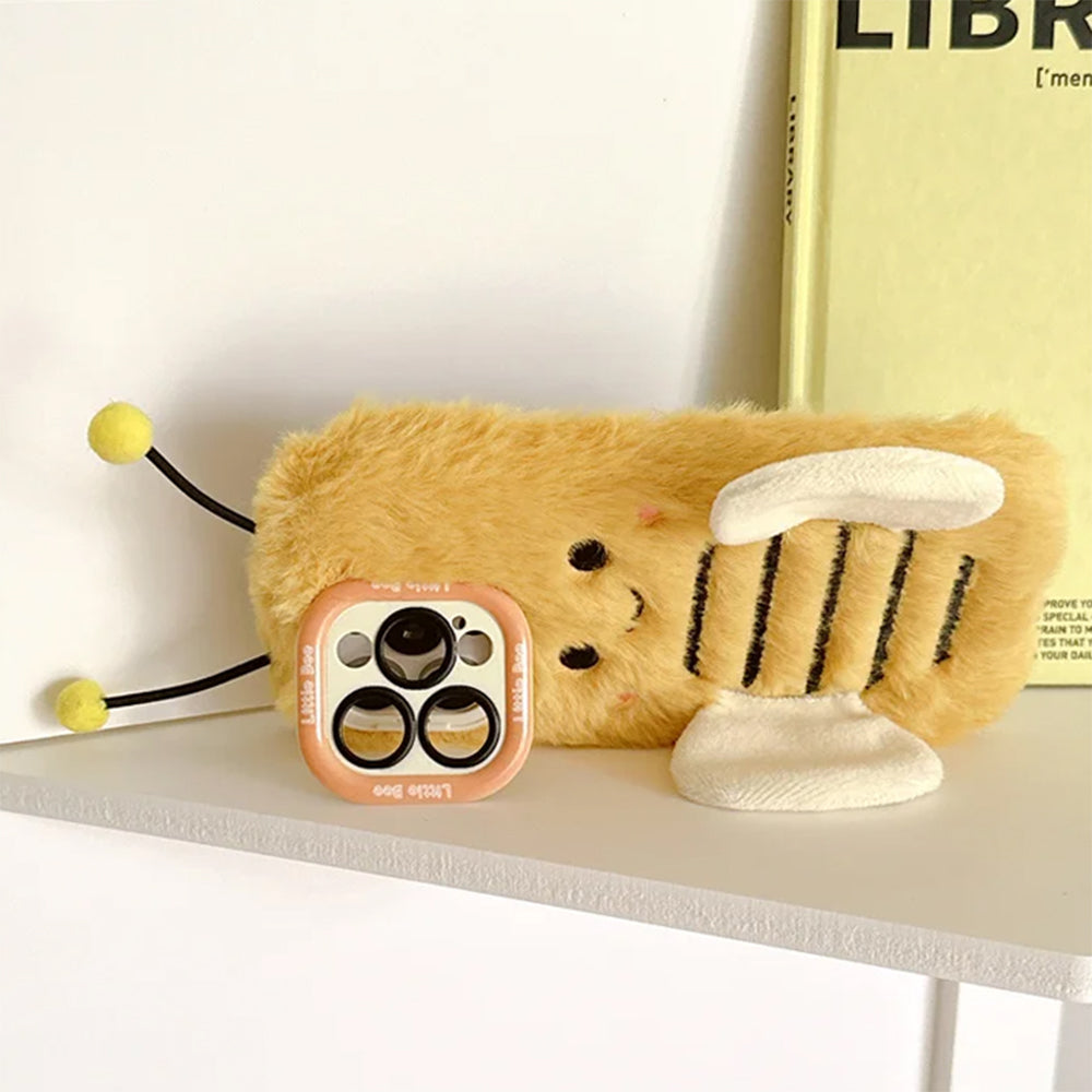 bee fluffy iphone case boogzel clothing